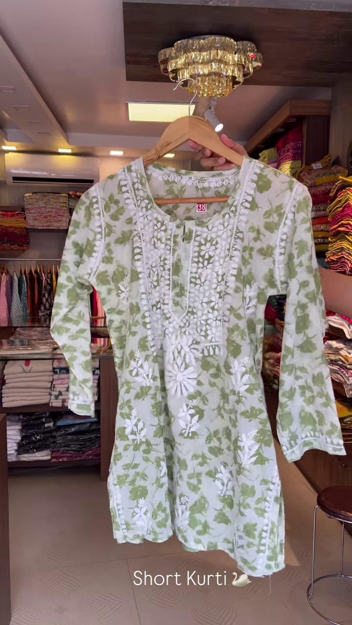 Elegant Embroidered Short Kurti – Minimalist Grace in Multiple Colors 🌸 - Image 6