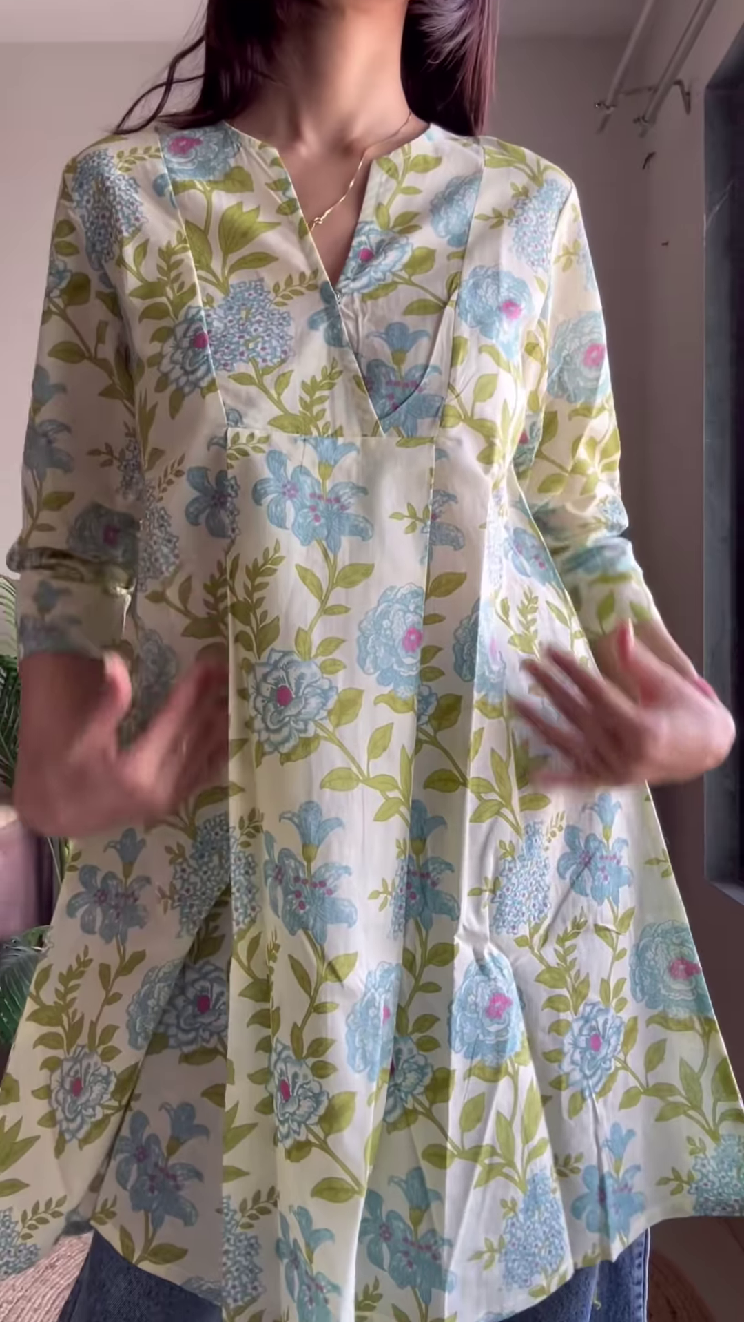 🌸 Beautiful Summer Kurtis – Soft Cotton Comfort in Fresh Florals - Image 7