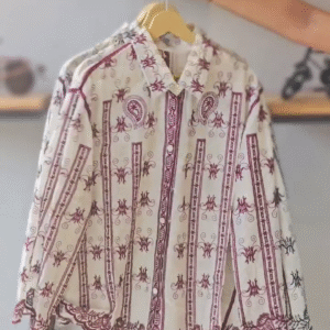 Boho-Inspired Ethnic High-Low Shirt – A Timeless Blend of Heritage and Style