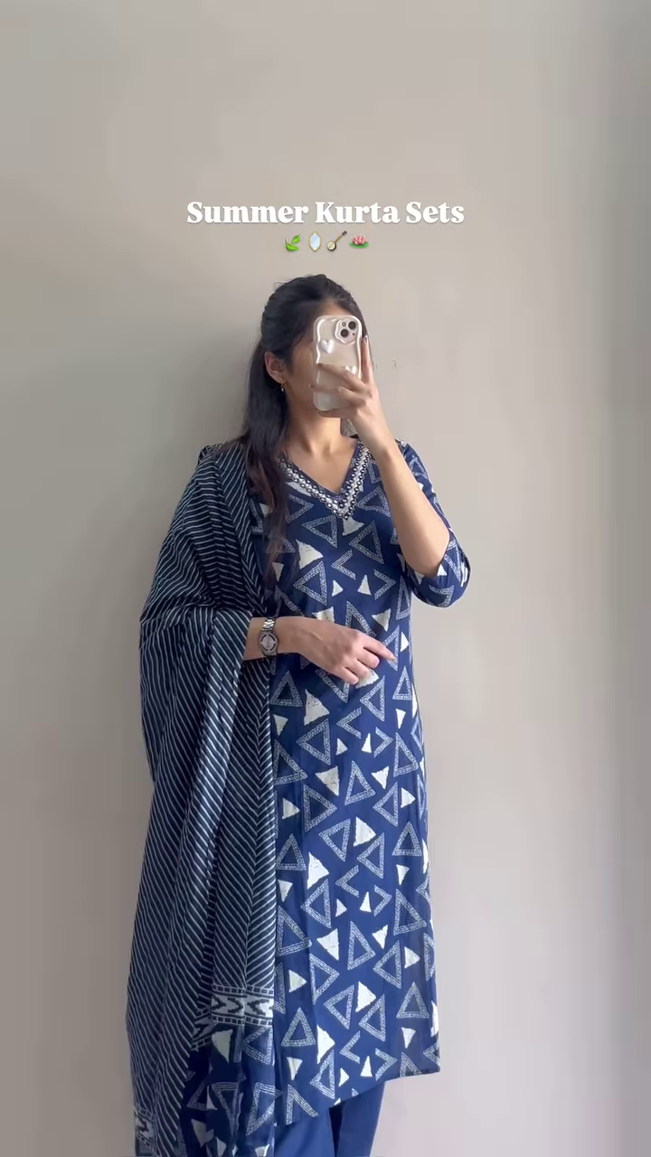 Breezy & Beautiful: Summer Kurta Sets in Vibrant Prints and Shades βοΈπ - Image 2