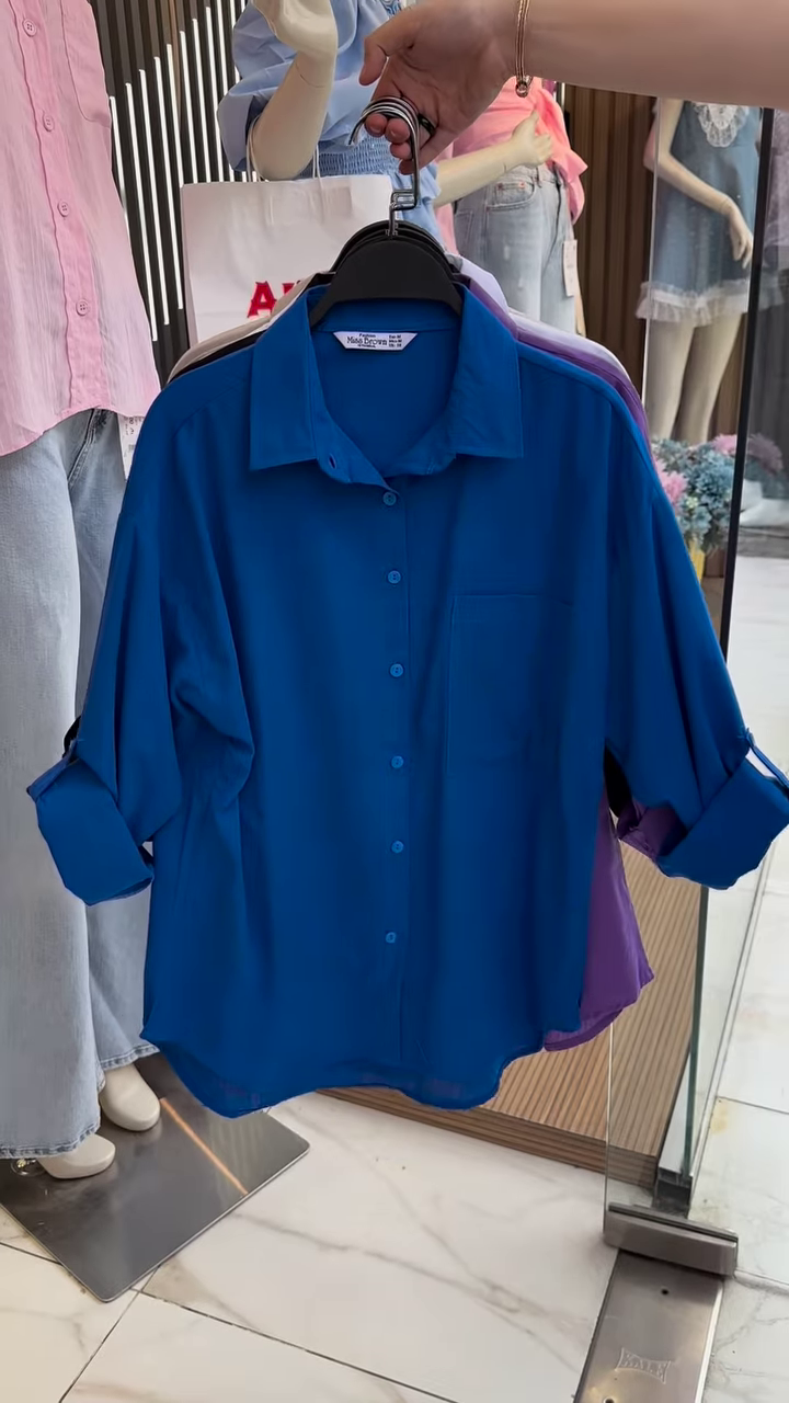 Lightweight Button-Up Shirt (Multiple Colors) - Image 5