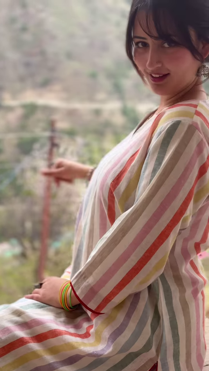 Multicolor Striped Cotton Co-Ord Set